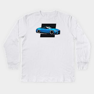 Blue SL63 AMG Roadster Kids Long Sleeve T-Shirt